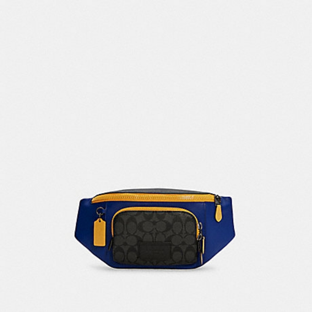 Coach Track Belt Bag in Colorblock